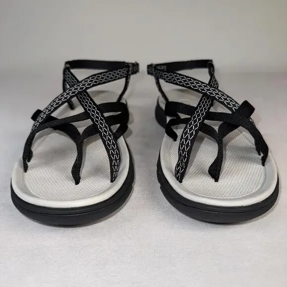 High Sierra Black Strappy Flip Flop Sandal - 9 - Picture 5 of 5